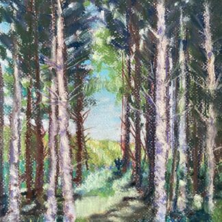 Landscape painting of a forest for sale